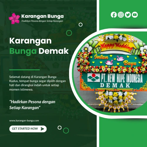 Karangan bunga Demak