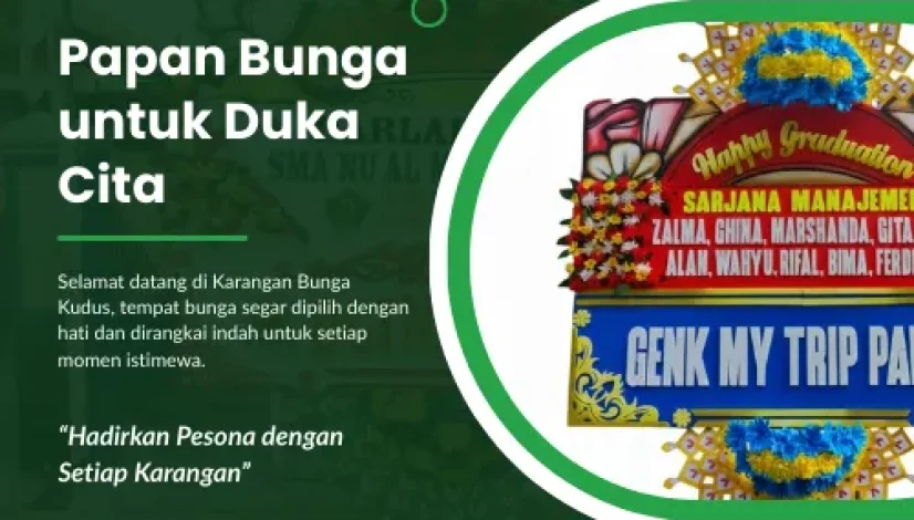 Papan Bunga untuk Duka Cita