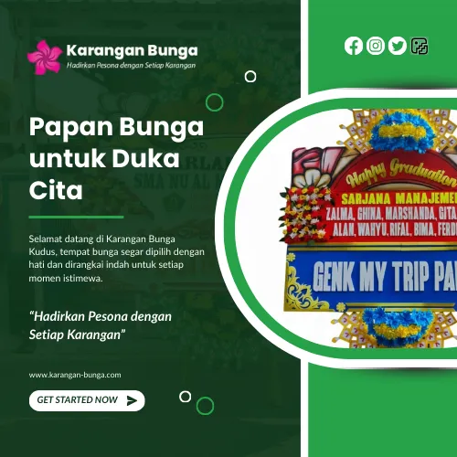 Papan Bunga untuk Duka Cita