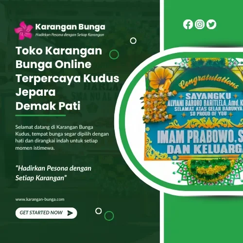 Toko Karangan Bunga Online Terpercaya Kudus Jepara Demak Pati