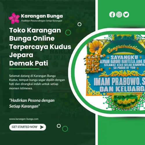Toko Karangan Bunga Online Terpercaya Kudus Jepara Demak Pati